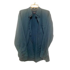 5 for $20 Basic Editions Men's Long Sleeve Shirt - Dark Teal